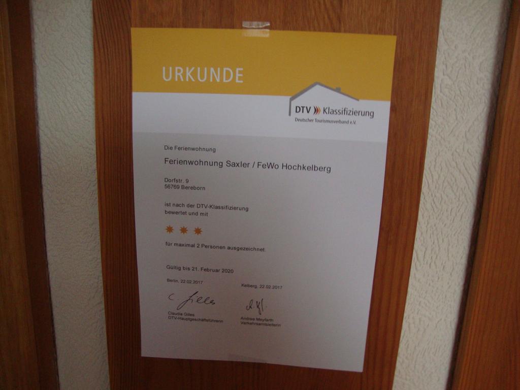 Eifelferienwohnungen "Familie Saxler" Bereborn 外观 照片